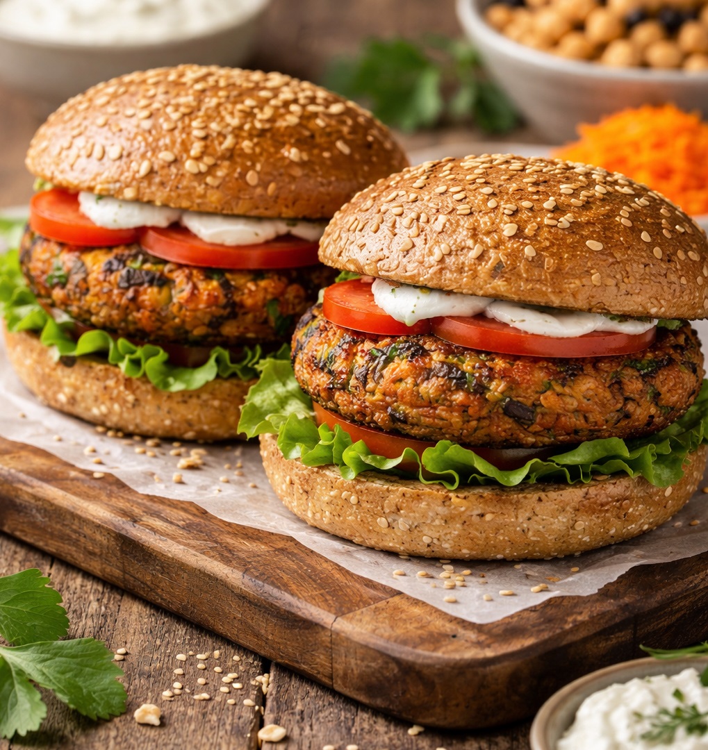 Veggie Burgers Cropped